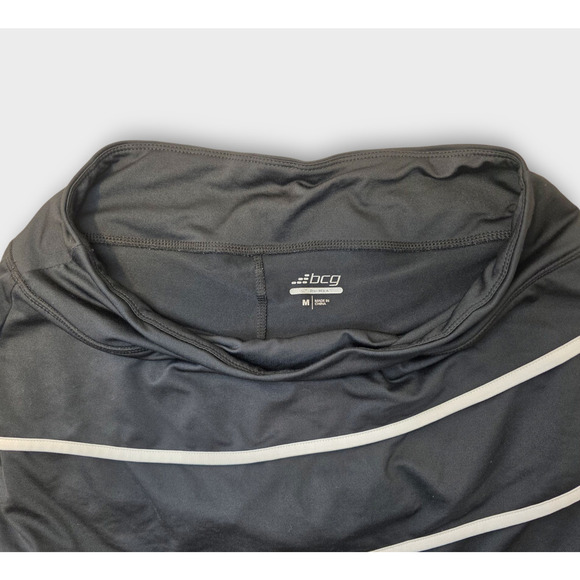 BCG Black & White Striped Tennis Skort / Pockets Woman's Medium - Picture 3 of 8